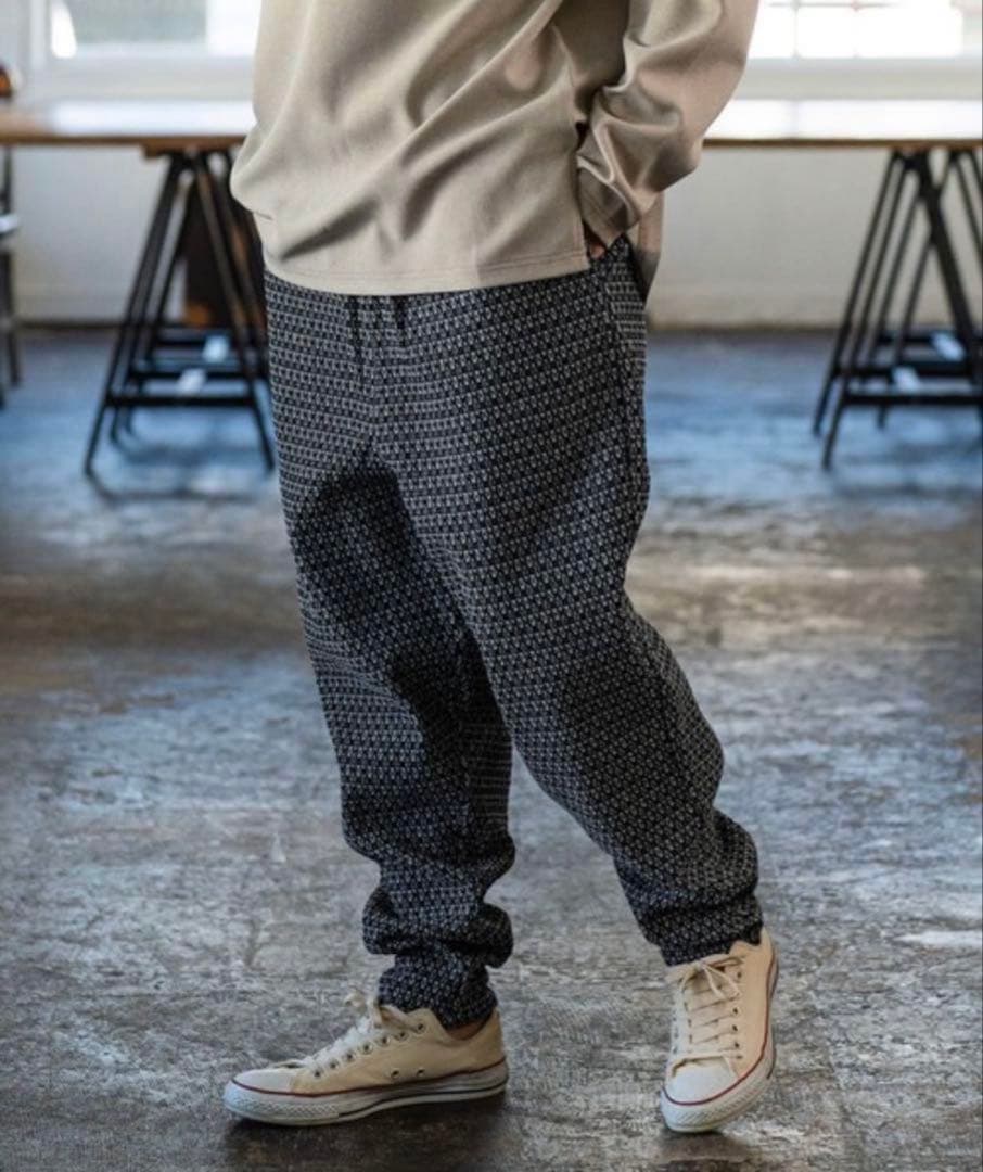 CAMBIO サルエルパンツ バルーン ワイドテーパード L デニム ジョガー