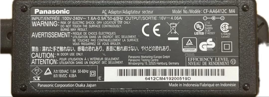 Windowsノート本体 Panasonic Let's note CF-SR3 16GB