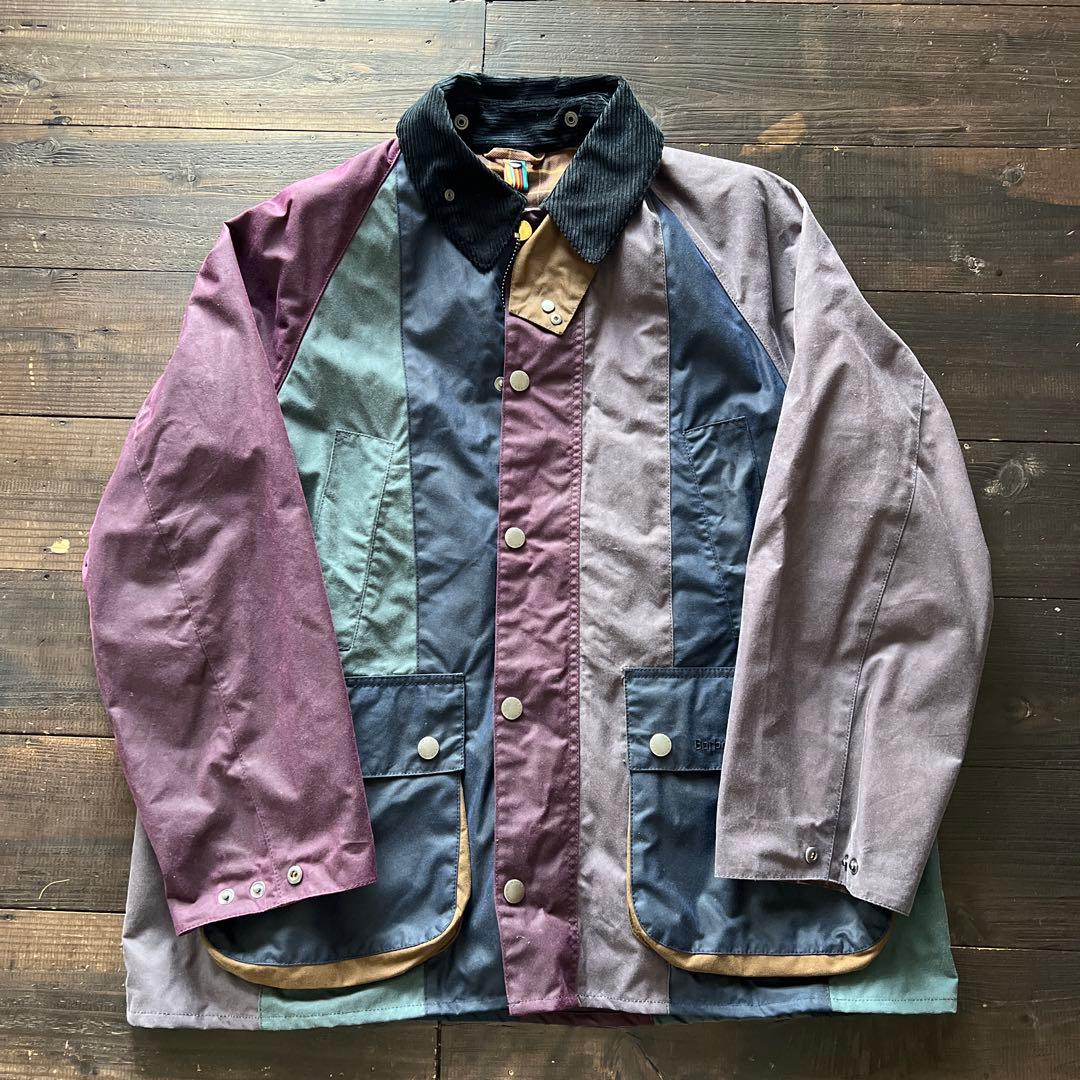Paul Smith Barbour Bedale ミックスアップ フード付き