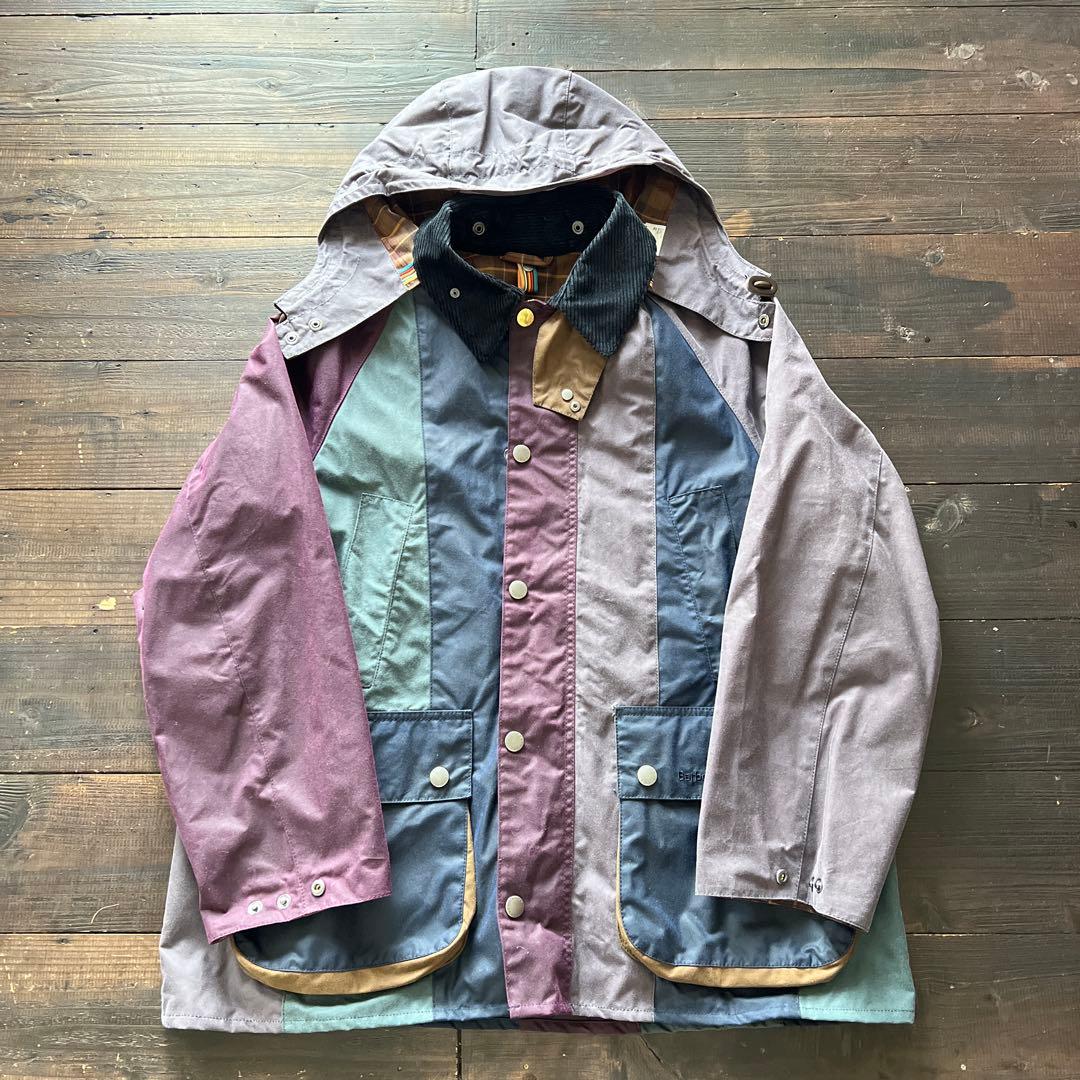 Paul Smith Barbour Bedale ミックスアップ フード付き