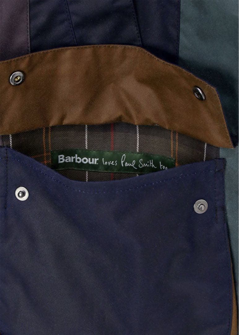 Paul Smith Barbour Bedale ミックスアップ フード付き