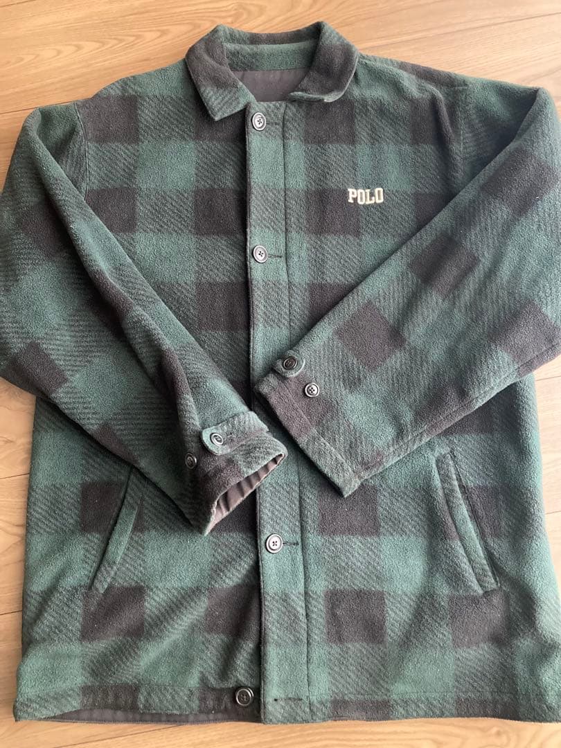 激渋 ポロ POLO RALPHLAUREN バッファロー チェック 緑 人気