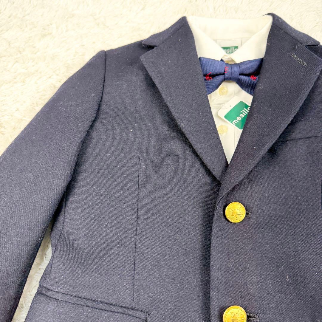 【未使用品】ポロラルフローレン フォーマル 110 紺ブレ 金ボタン 4点セット