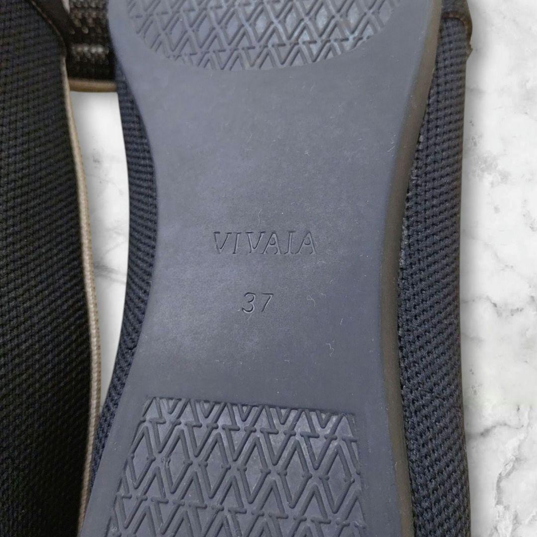【極美品】VIVAIA Michelle ポインテッドトゥ リボン付きローファー