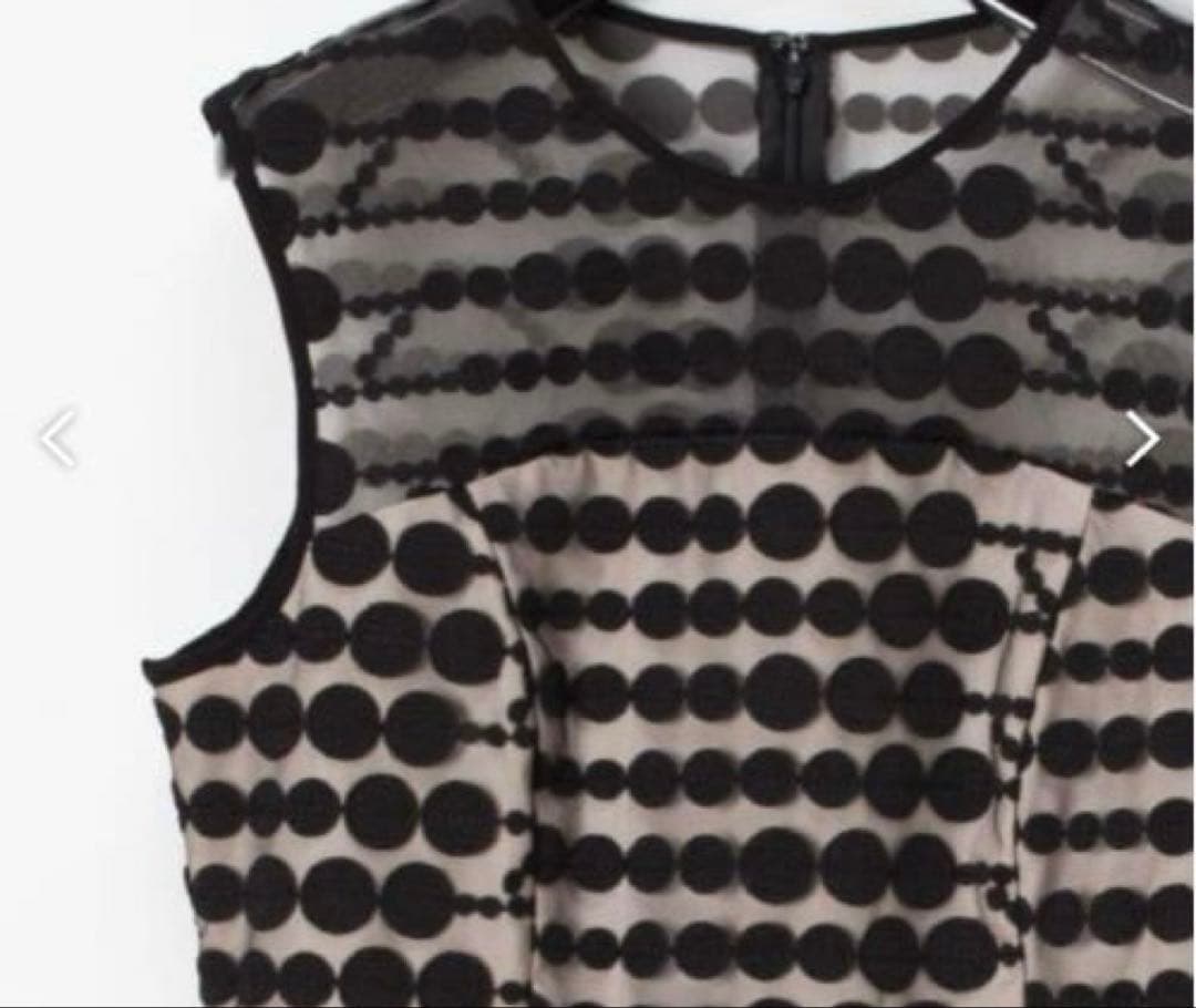 GRACECONTINENTAL グレースコンチネンタル　ドット　刺繍　ワンピ