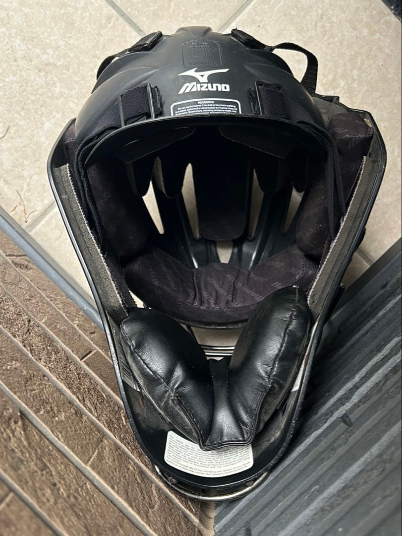 キャッチャー防具　ミズノ　阿部慎之助モデル　ホッケー型マスク