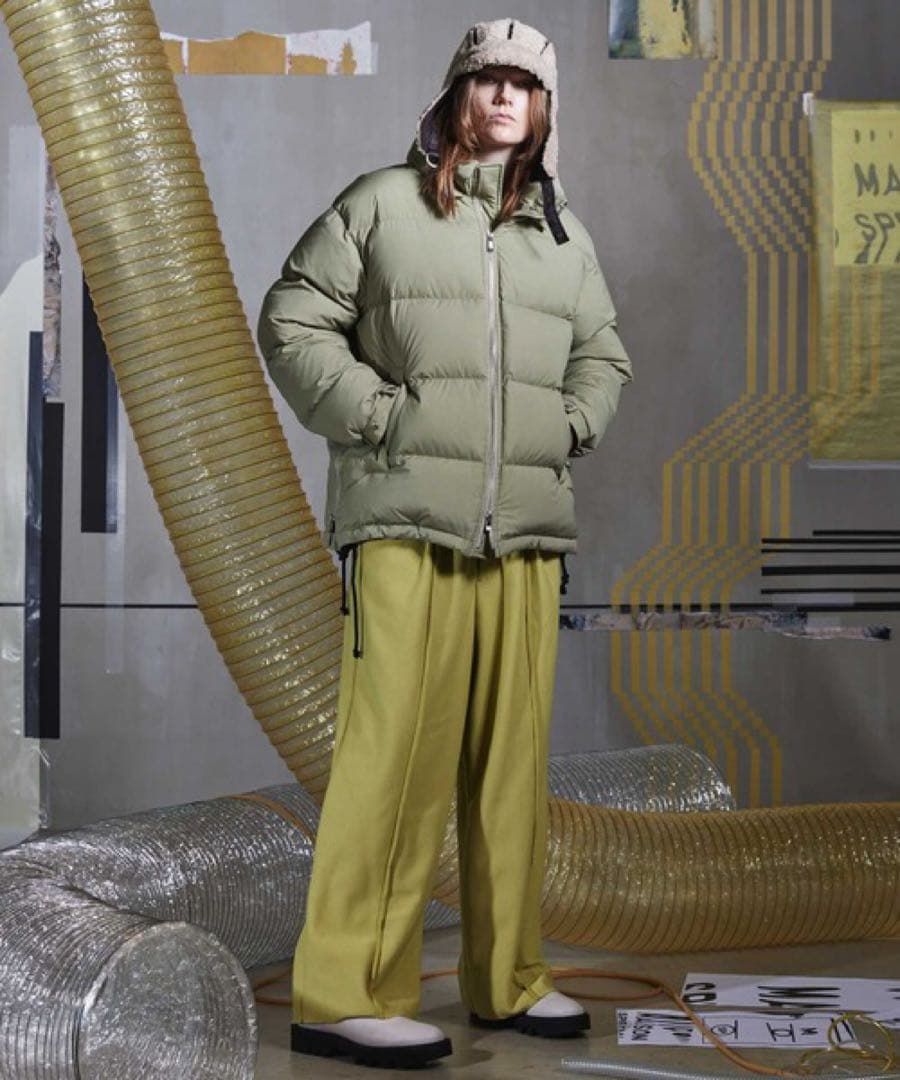 MAISON SPECIAL ストレッチナイロンプライムオーバーダウンジャケット