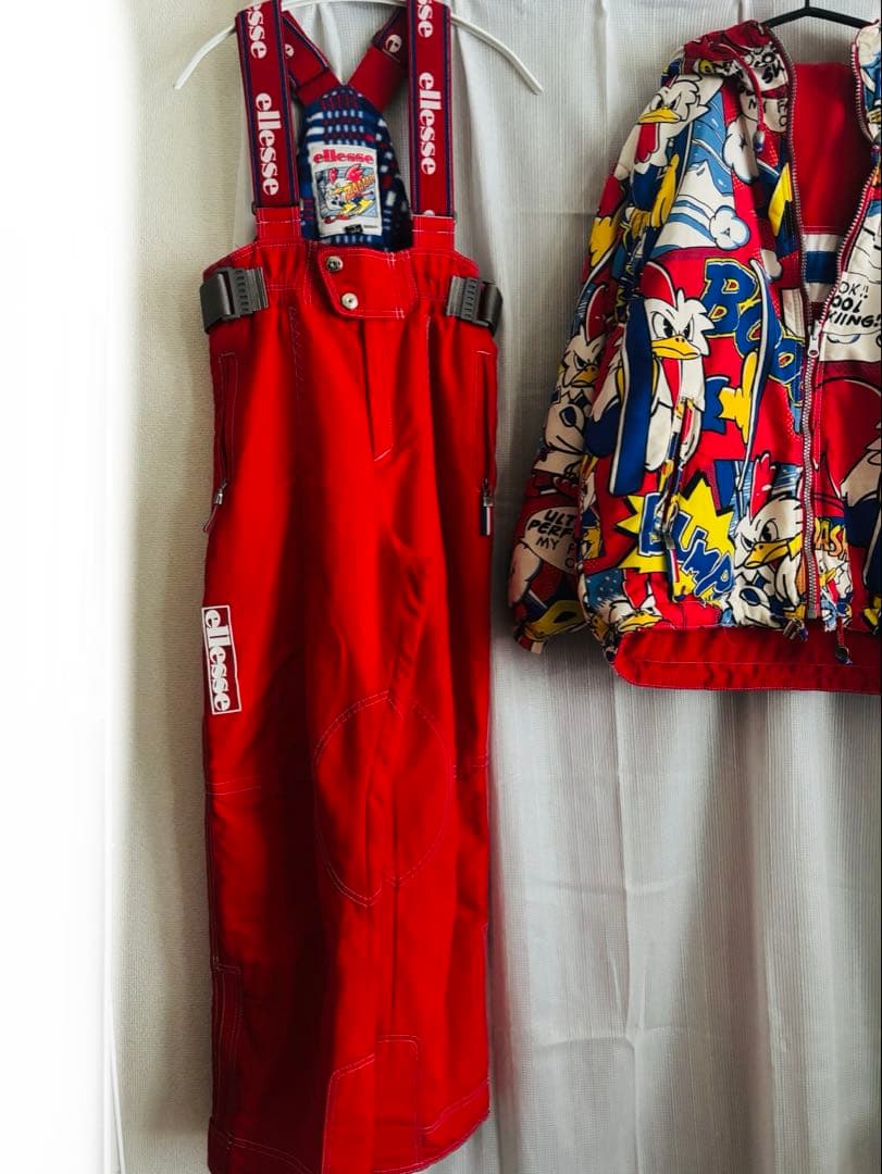 激レア!!ヴィンテージ ellesse リバーシブル　ココリコ　スキーウェア M