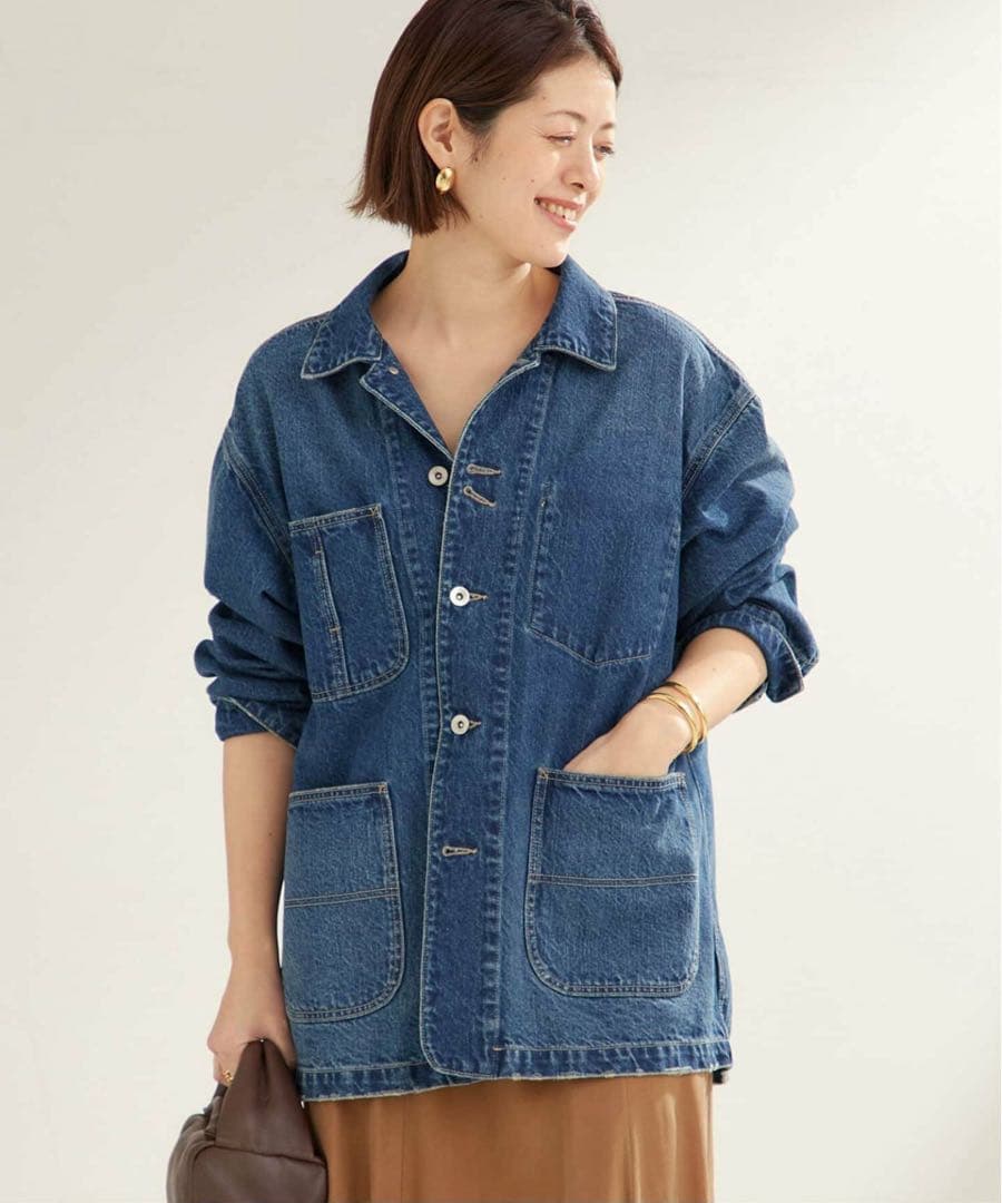 Plage新品紙タグ付き⭐️coverallデニムカバーオールジャケット