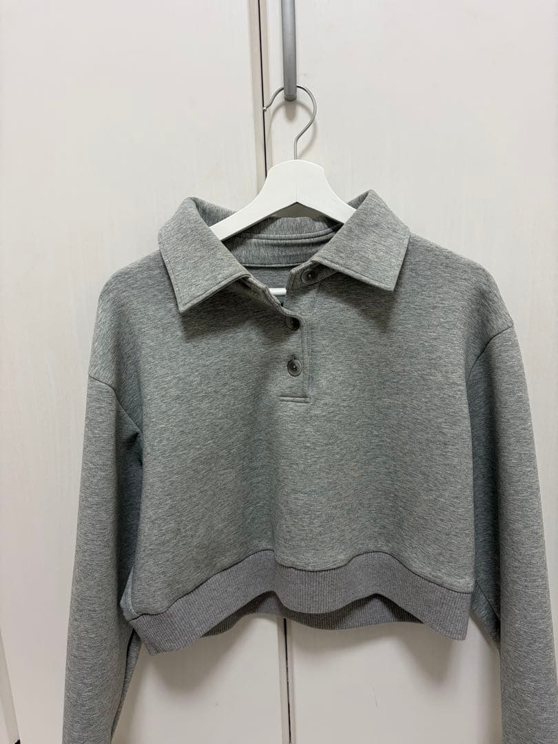 cccmalie シーマリー スウェットポロ襟トップス