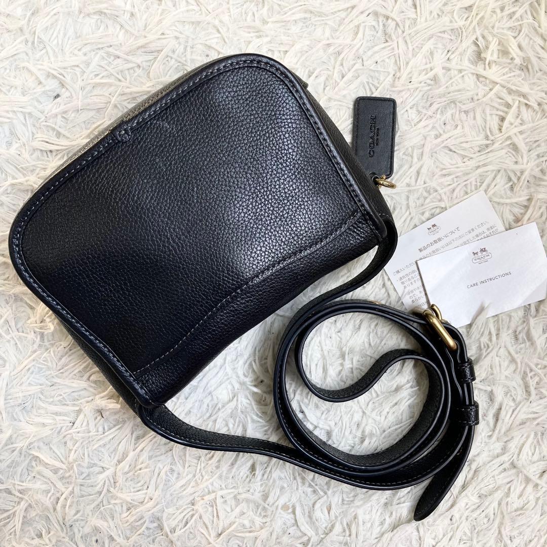 極美品 COACH コーチ タビー 19 メッセンジャー ブラック CJ846