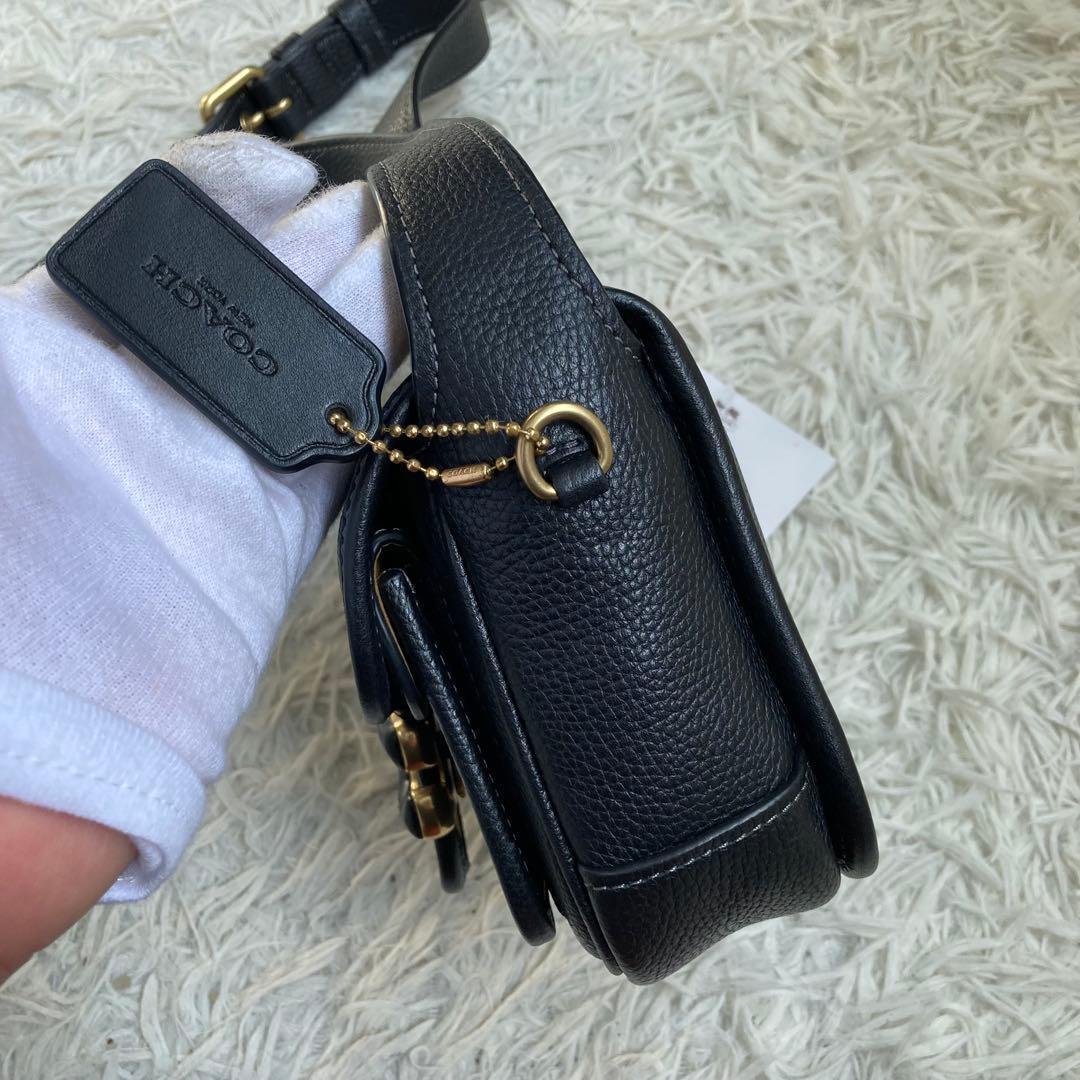 極美品 COACH コーチ タビー 19 メッセンジャー ブラック CJ846