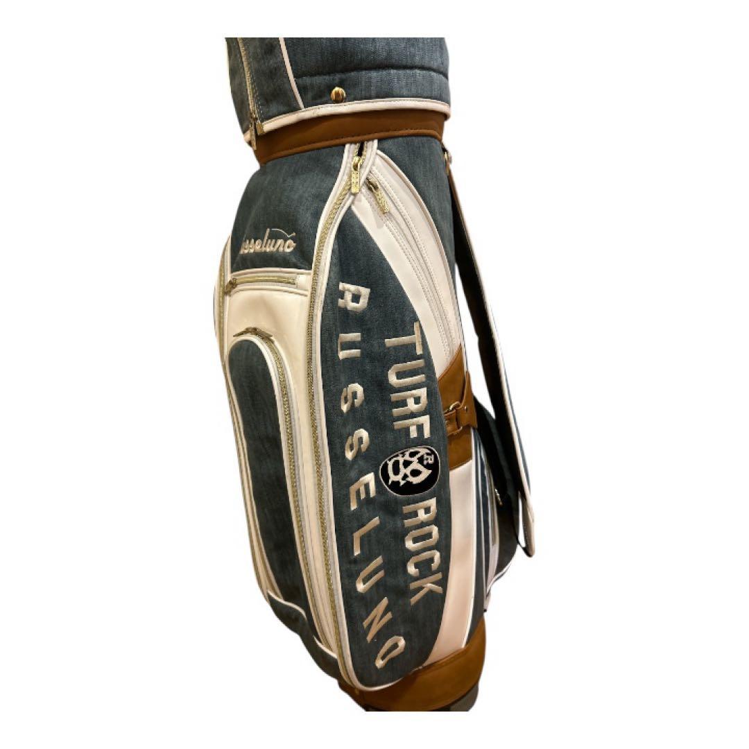 Russeluno NEO CLASSIC キャディーバック、ヘッドカバー3個