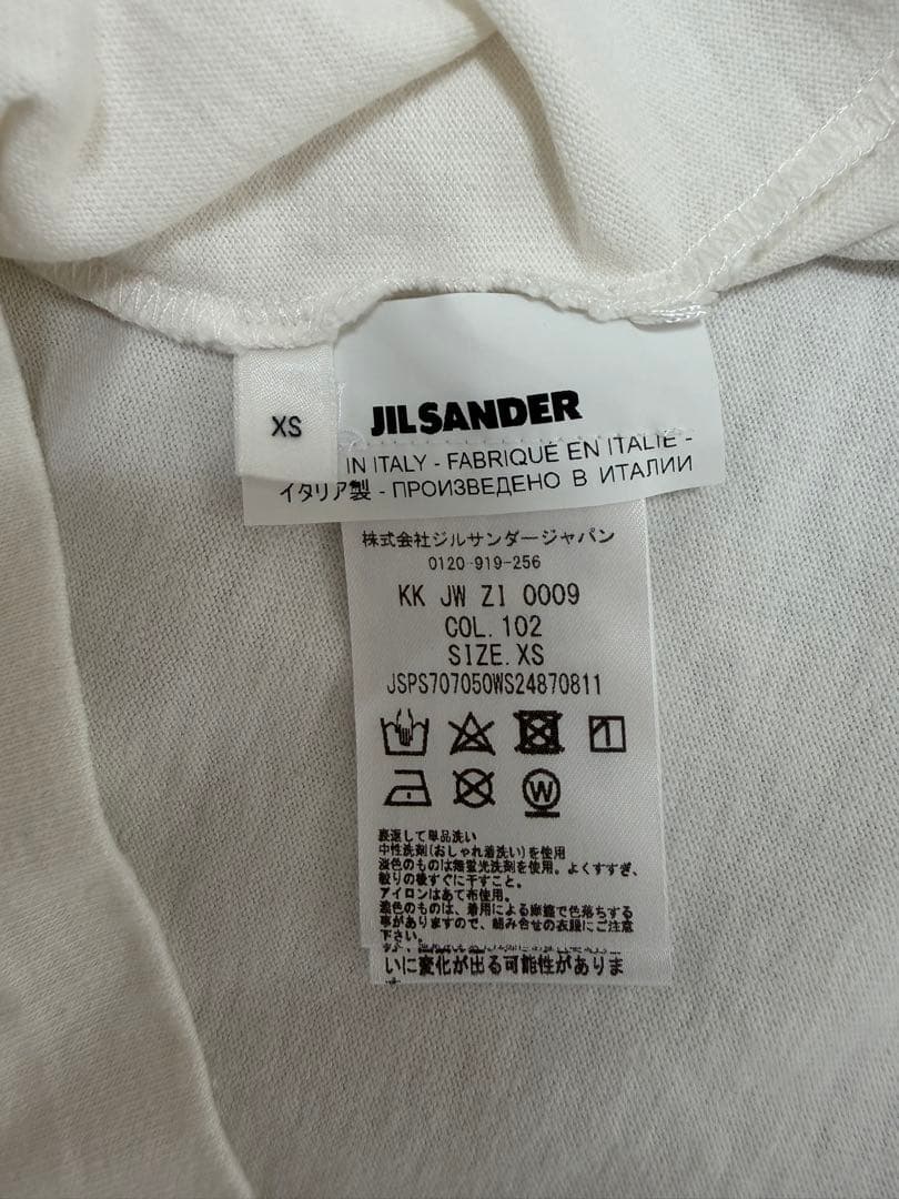 JIL SANDER ホワイト 半袖Tシャツ XS