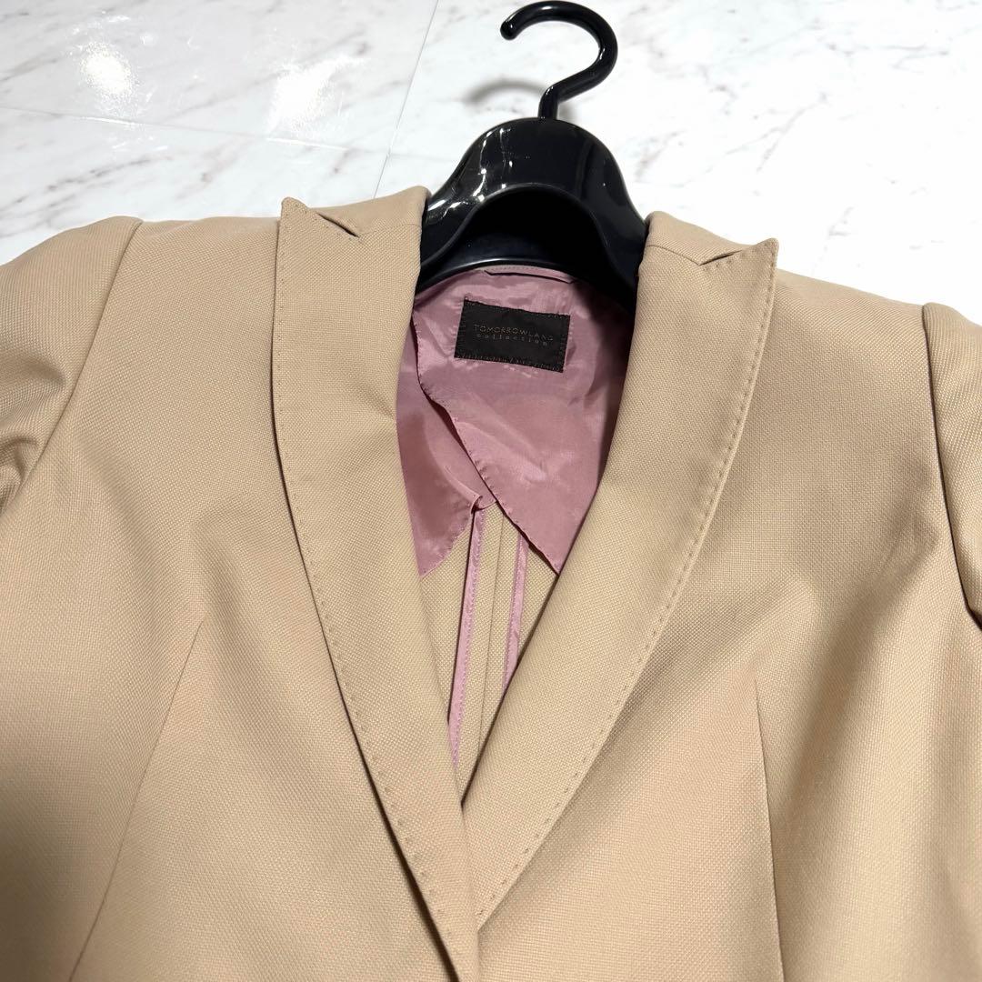 極美品 完売品✨️トゥモローランド コレクション ピークドラペルジャケット ウール