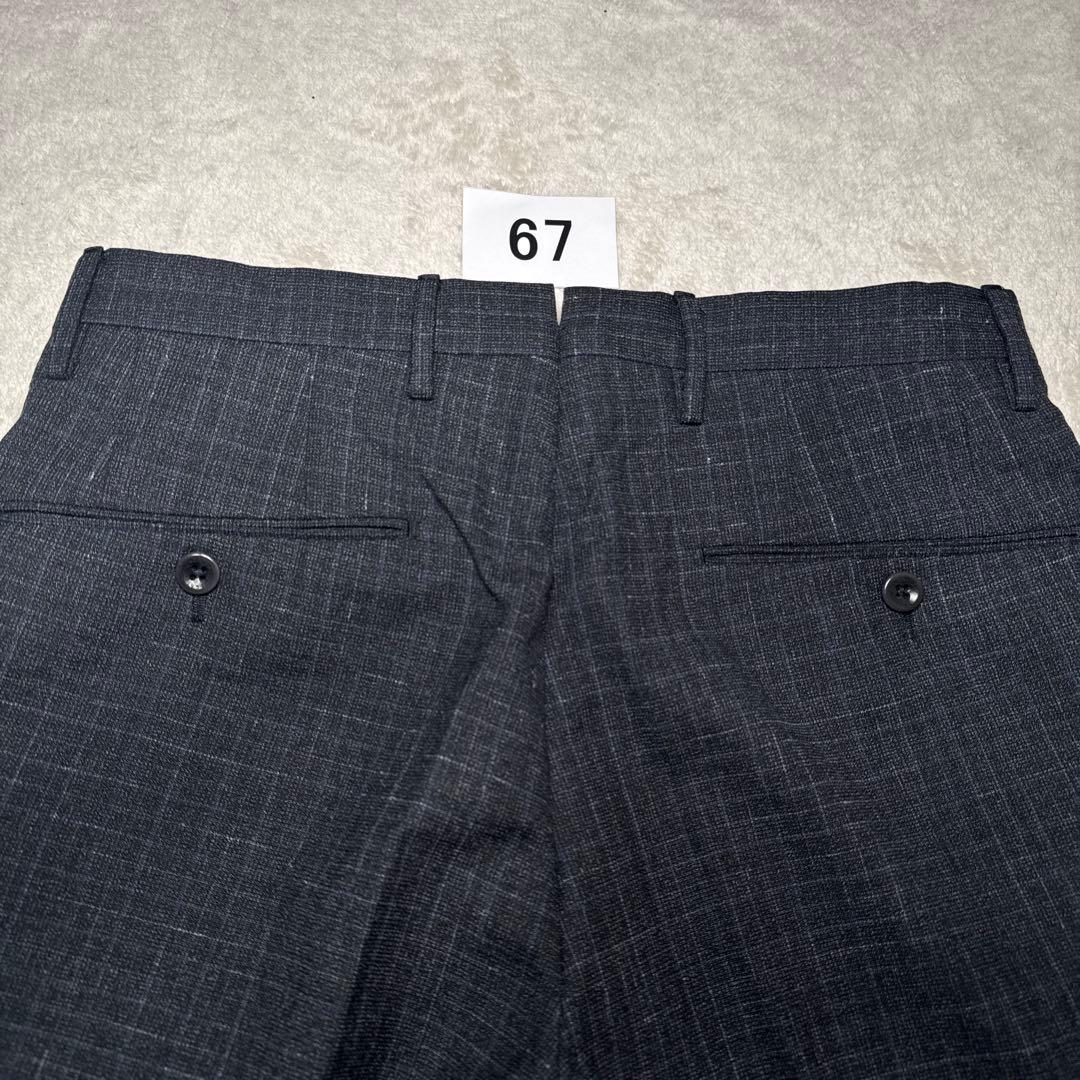 67 春夏用　未使用　インコテックス　スラックス　44 グレー