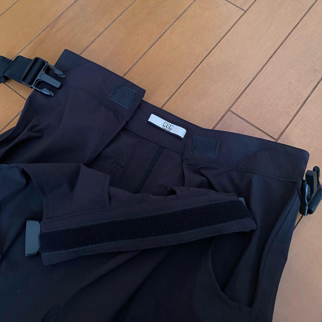 NON TOKYO ナイロンワイドカーゴパンツ