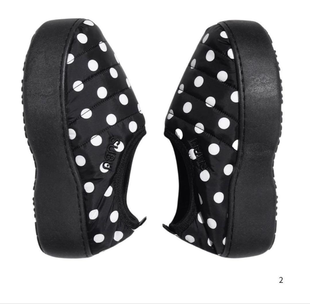 SUBU ドット柄 厚底サンダル 24〜25.5cm サイズ1