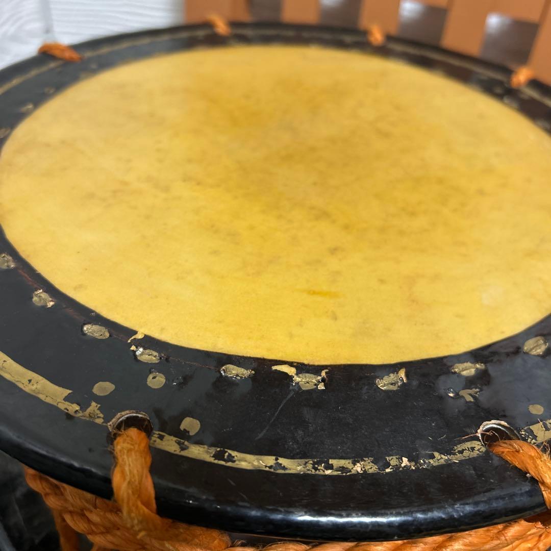 期間限定値下げ！和楽器　締太鼓　台付