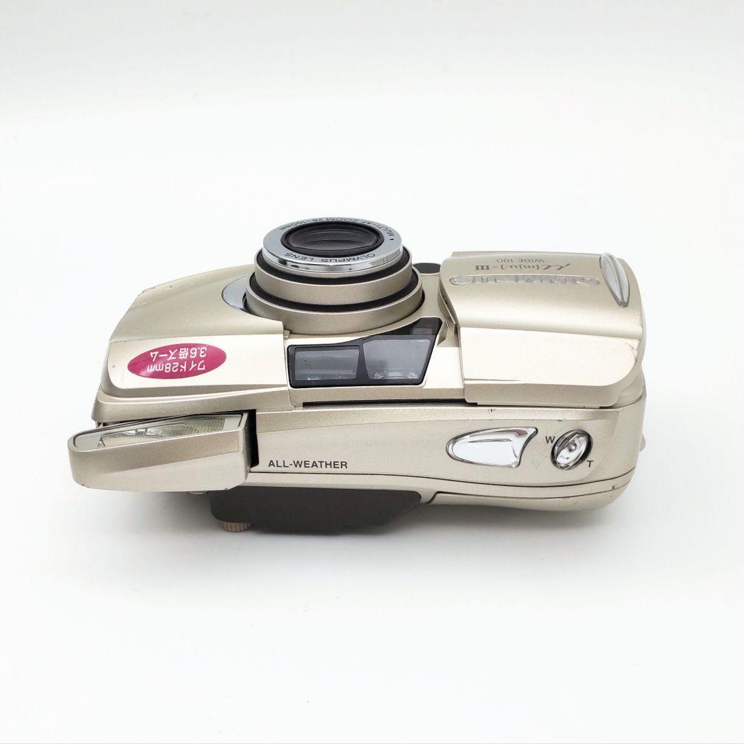 完動品◆良品【風景にオススメ】人気モデルOLYMPUS μ-Ⅲ WIDE 100