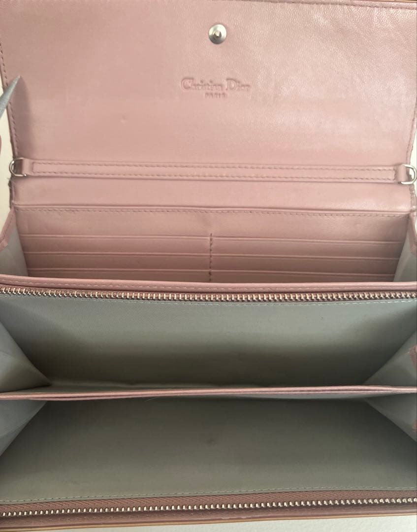 Dior　ピンク　長財布