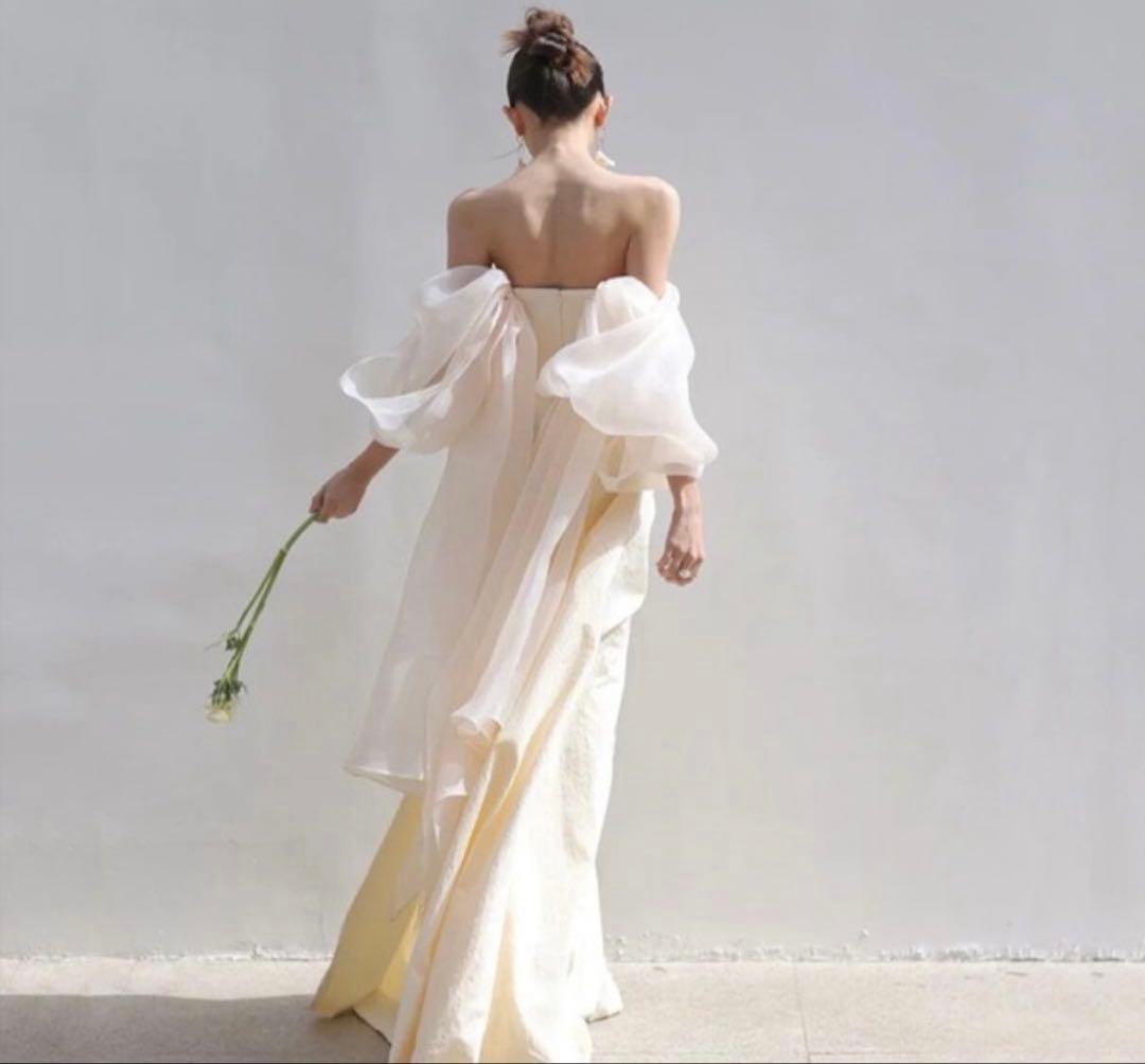 前撮り3点セット♡ドレス＋ベール＋パンプス　フォトウェディング