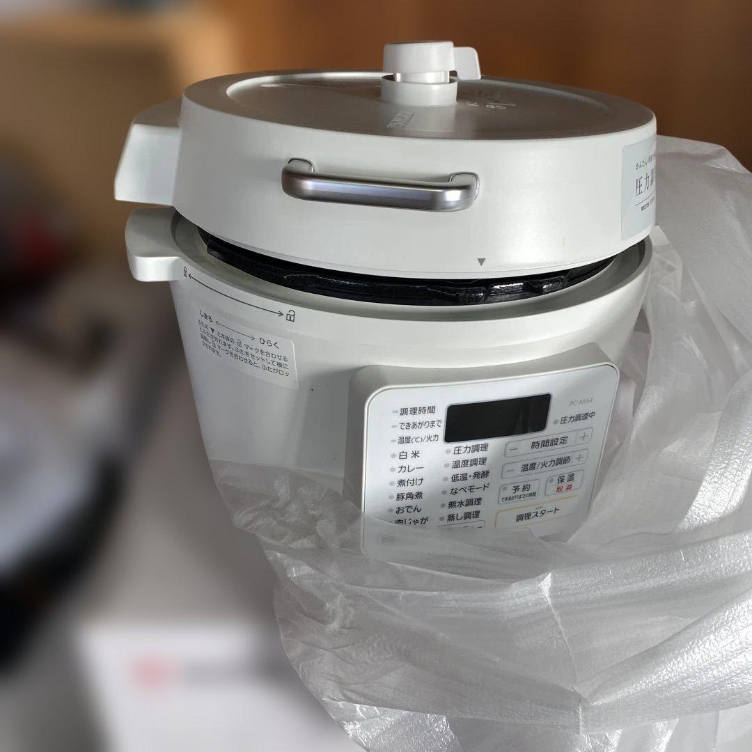 アイリスオーヤマ 電気圧力鍋 PC-MA4-W 4.0L