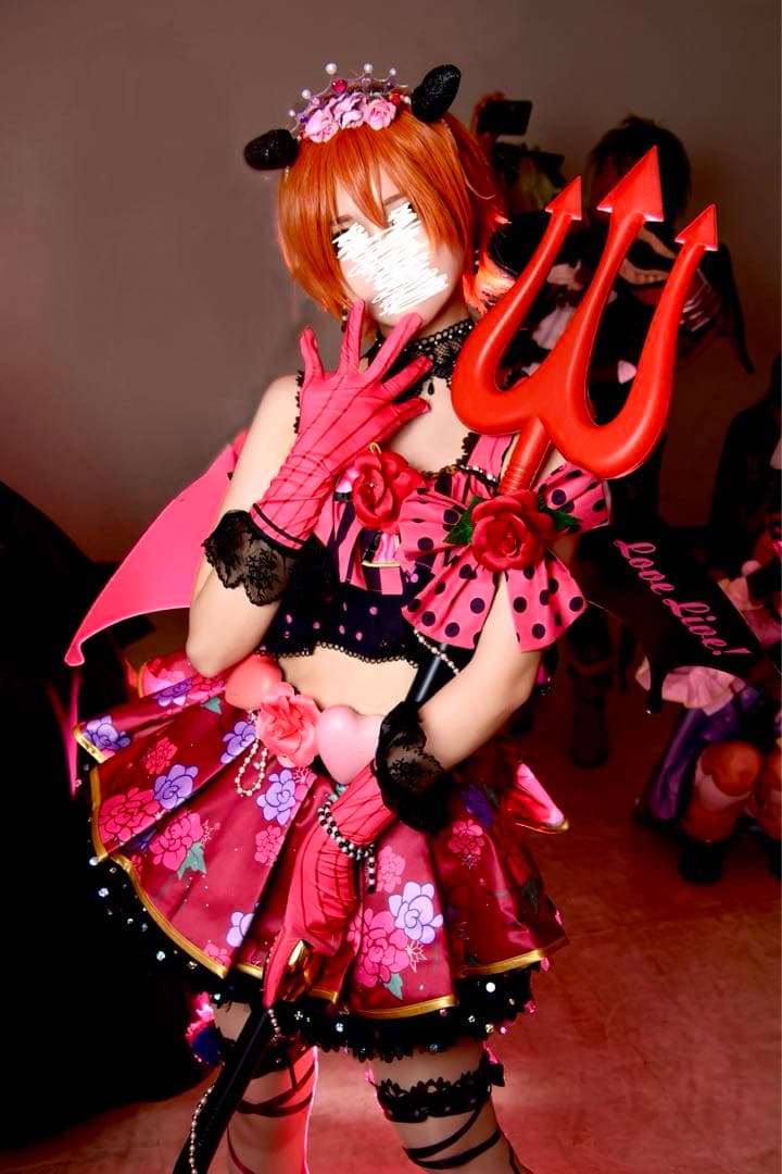 ラブライブ　星空凛　小悪魔覚醒後　ウィッグ　槍　靴　セット