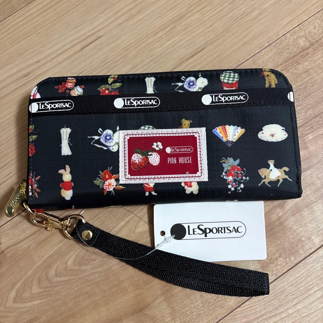 LeSportsac ピンクハウス コラボ 長財布