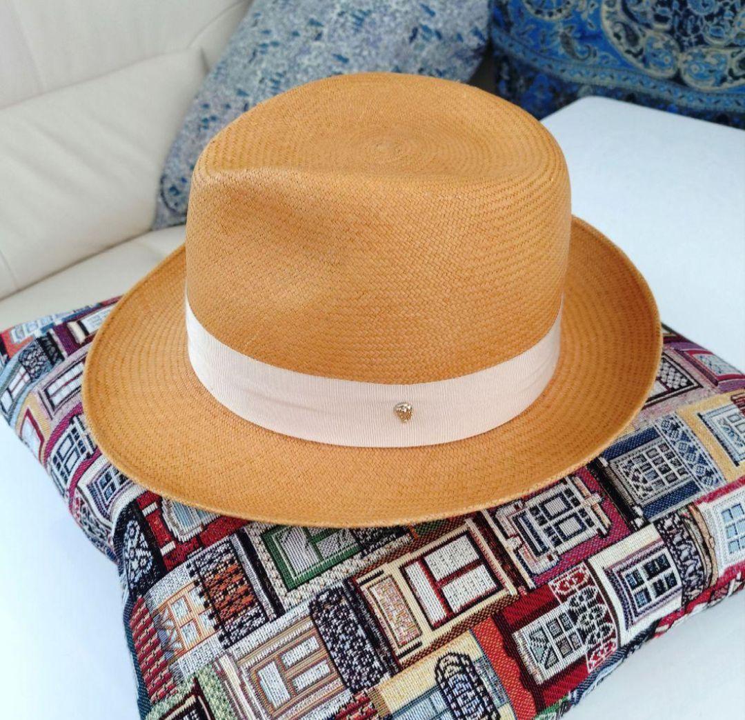 美品☆新品未使用☆タグ付き　ヘレンカミンスキー　天然素材　パナマハット