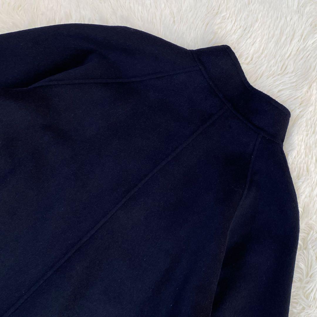 ✨美品✨ nop de nod ミドル丈リバーシブルコート ネイビー Mサイズ