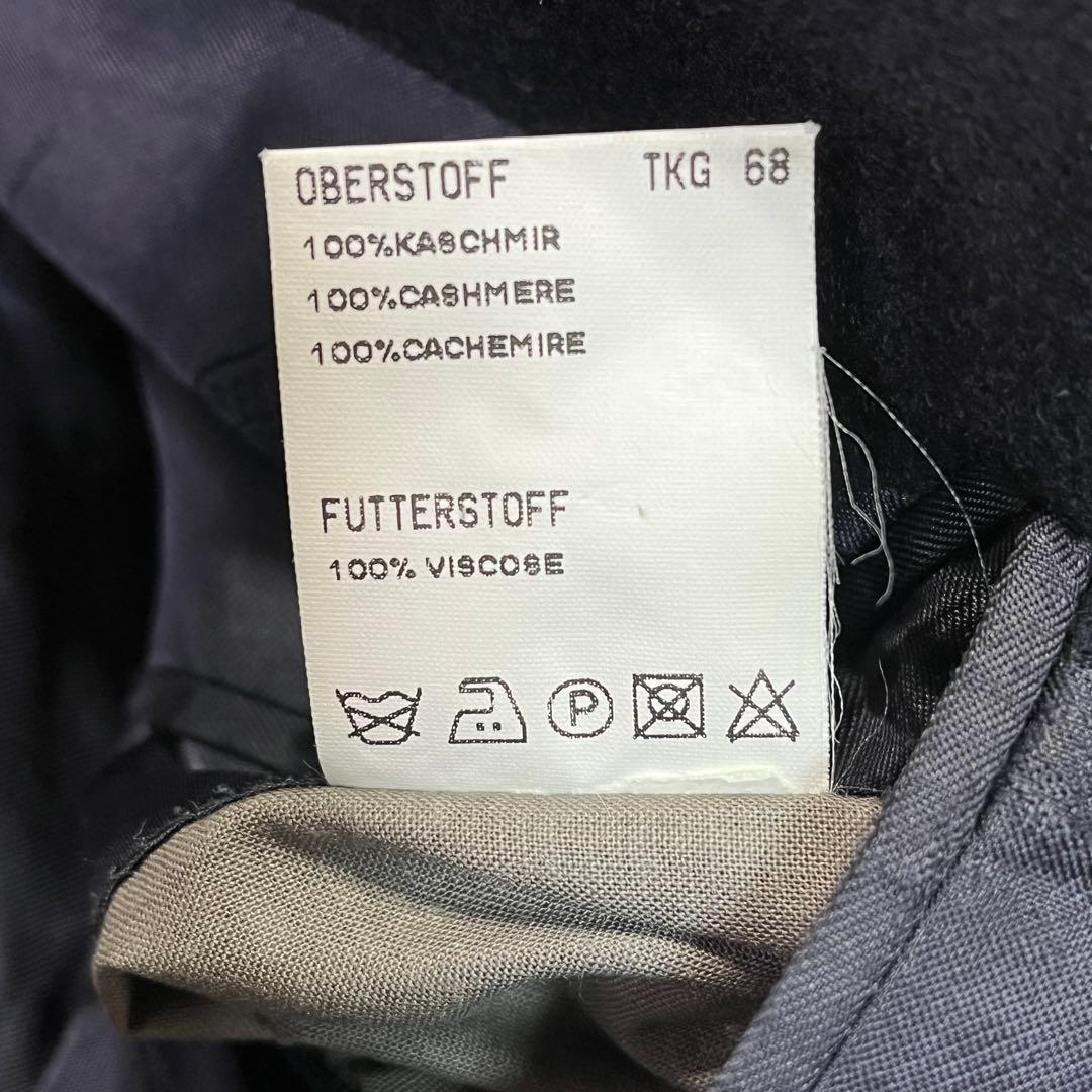 美品✨バーバリー　カシミヤ100% ダブルテーラードジャケット　金ボタン　黒　L