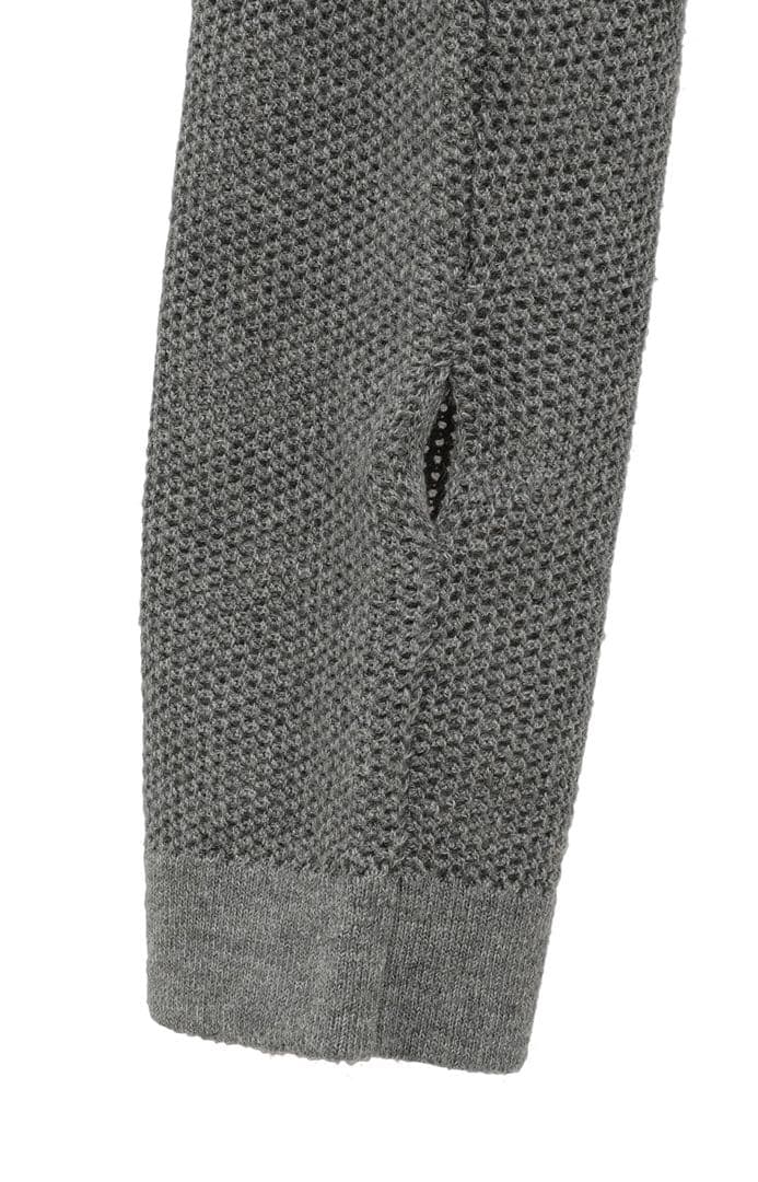 トップス CLANE MESH HENLEY NECK TOPS