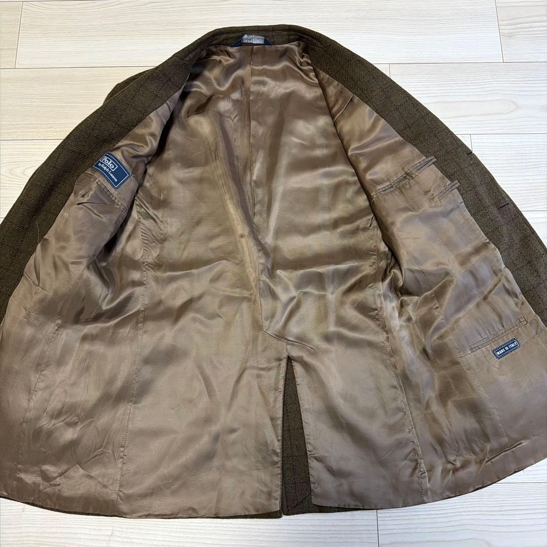 Z*1様 80s Italy製　ポロバイラルフローレン　チェック　ツイード　ブラ