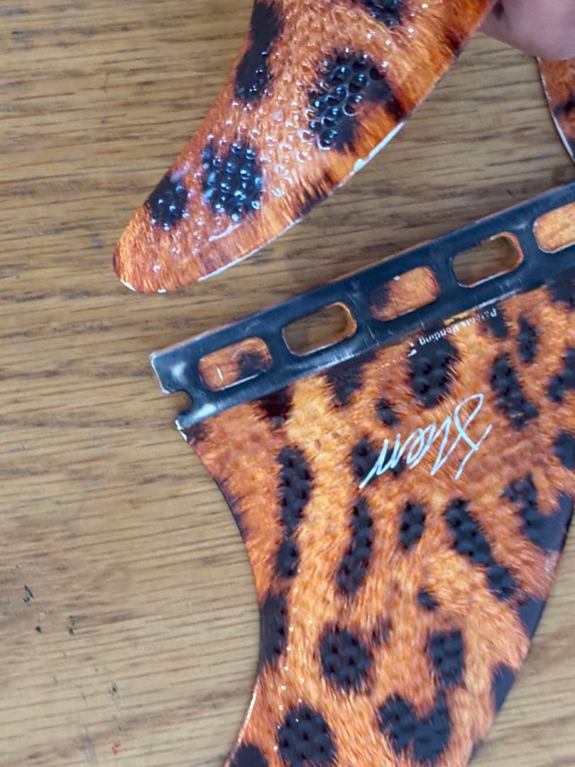 futures MOONRAKER ヒョウ柄フィン 4枚セット