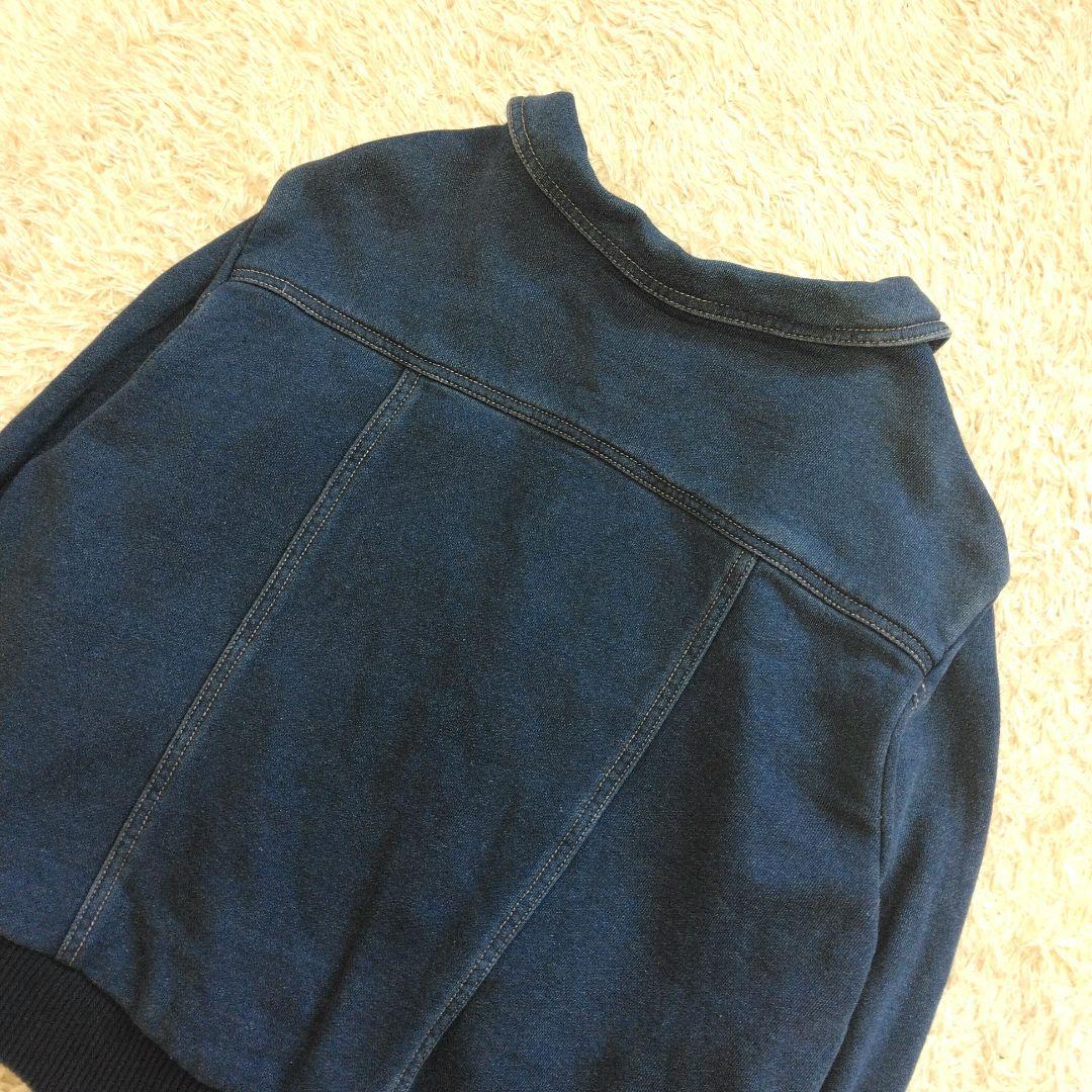 franche lippee ねこポケット 丸襟 デニムジャケット FL5