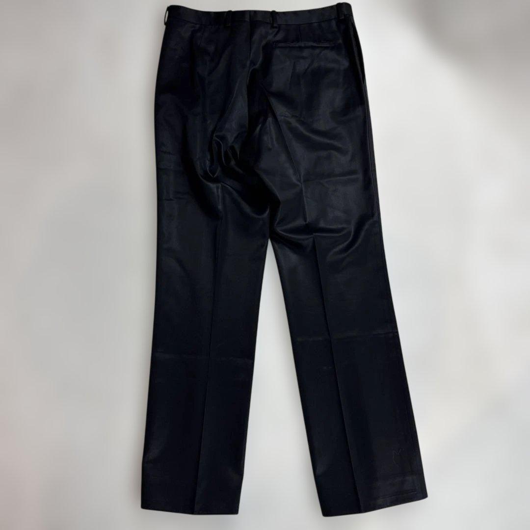 ディオールオム　光沢あり　スラックス　ブラック　サイズ48