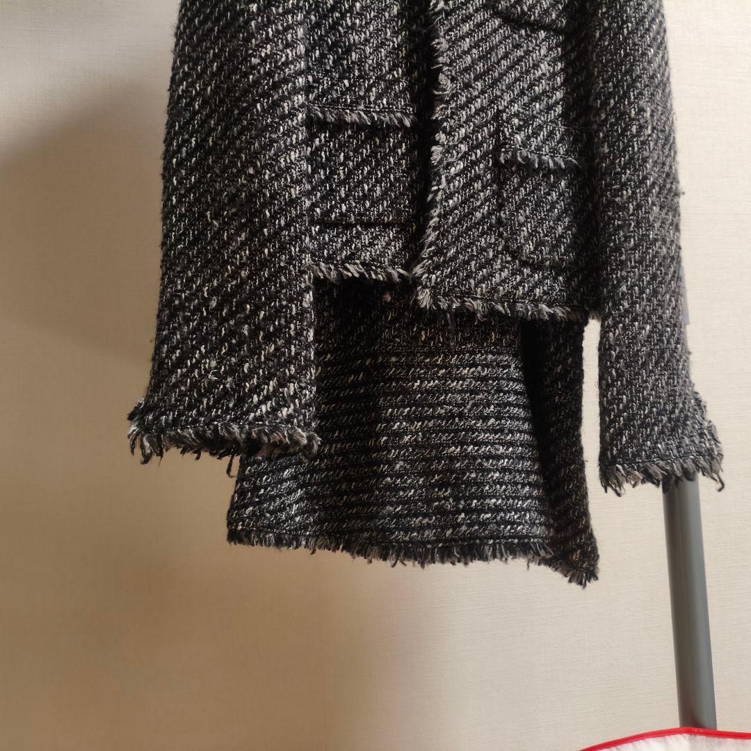 アナイ スーツ 38 Ｍ ファンシーツィード ノーカラージャケット