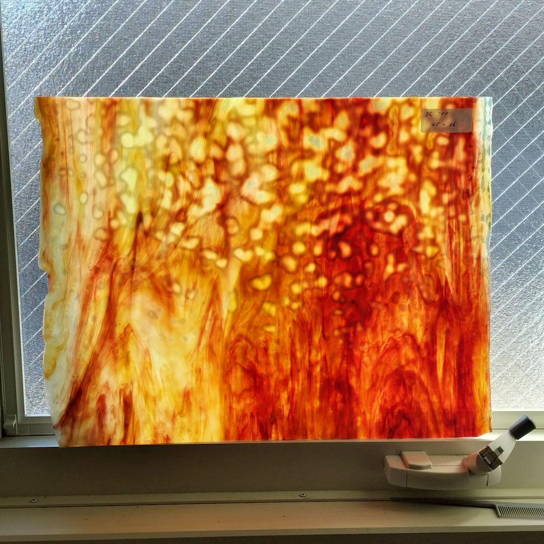 ステンドグラス ガラス 素材 端材 五枚セット