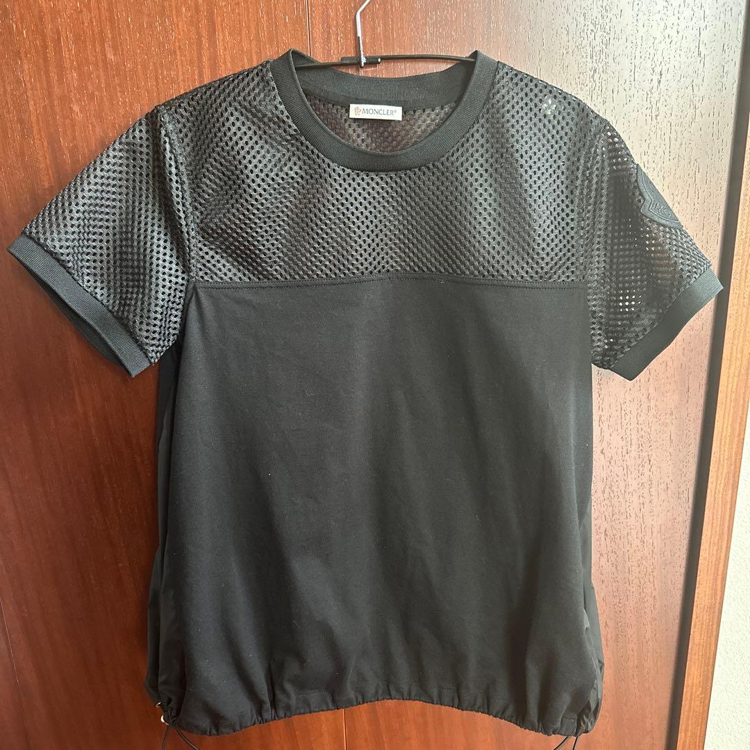 美品⭐︎モンクレール　Tシャツ　メッシュ　ブラック