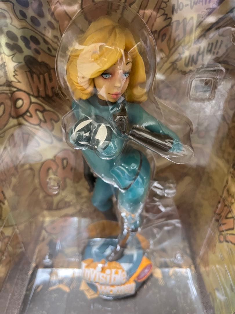 【開封品】ロッキンジェリービーン　豆魚雷　インビジブルウーマンフィギュア