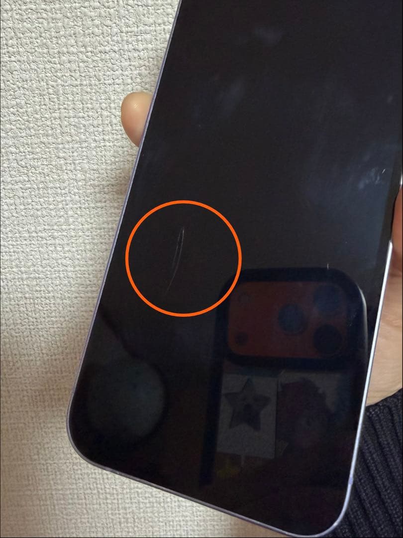 仮*王様 Apple iPhone 12 パープル 本体　ジャンク品　SIMロッ