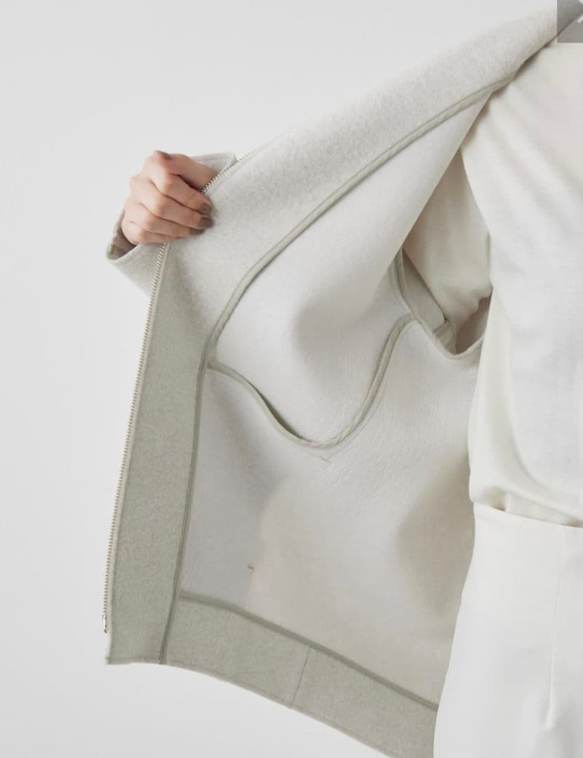 GALLARDAGALANTE　ノーカラーミドルコート