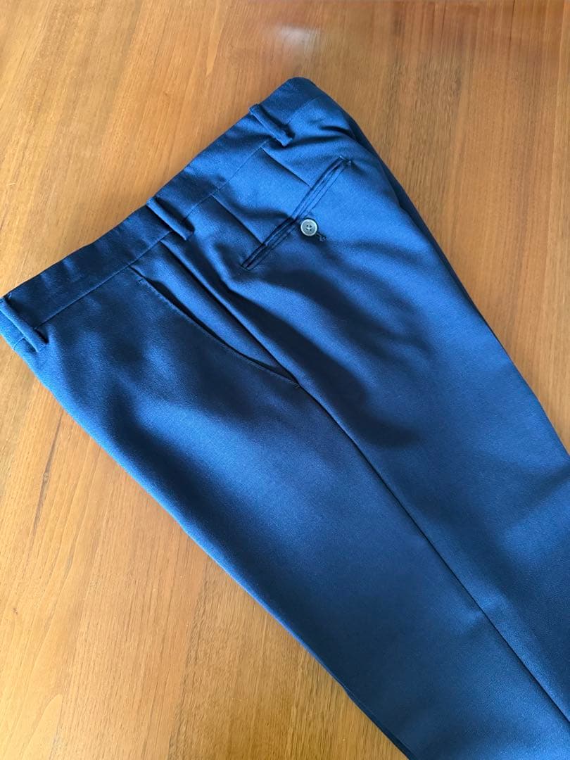 LARDINI ラルディーニ ネイビー 3B1 モヘアウールスーツサイズ48