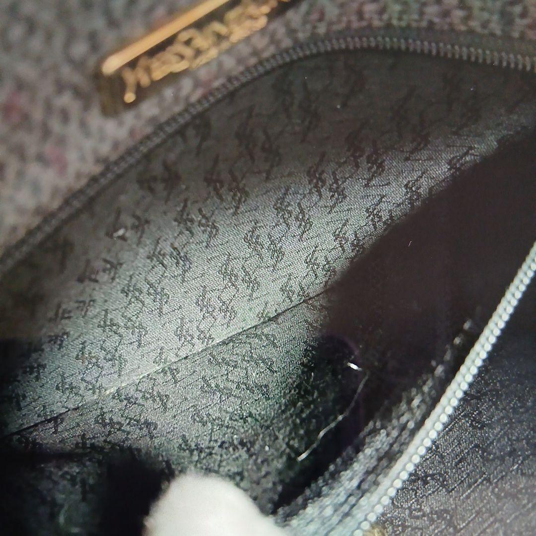 YSL ショルダーバッグ ダークグレー/ピンク