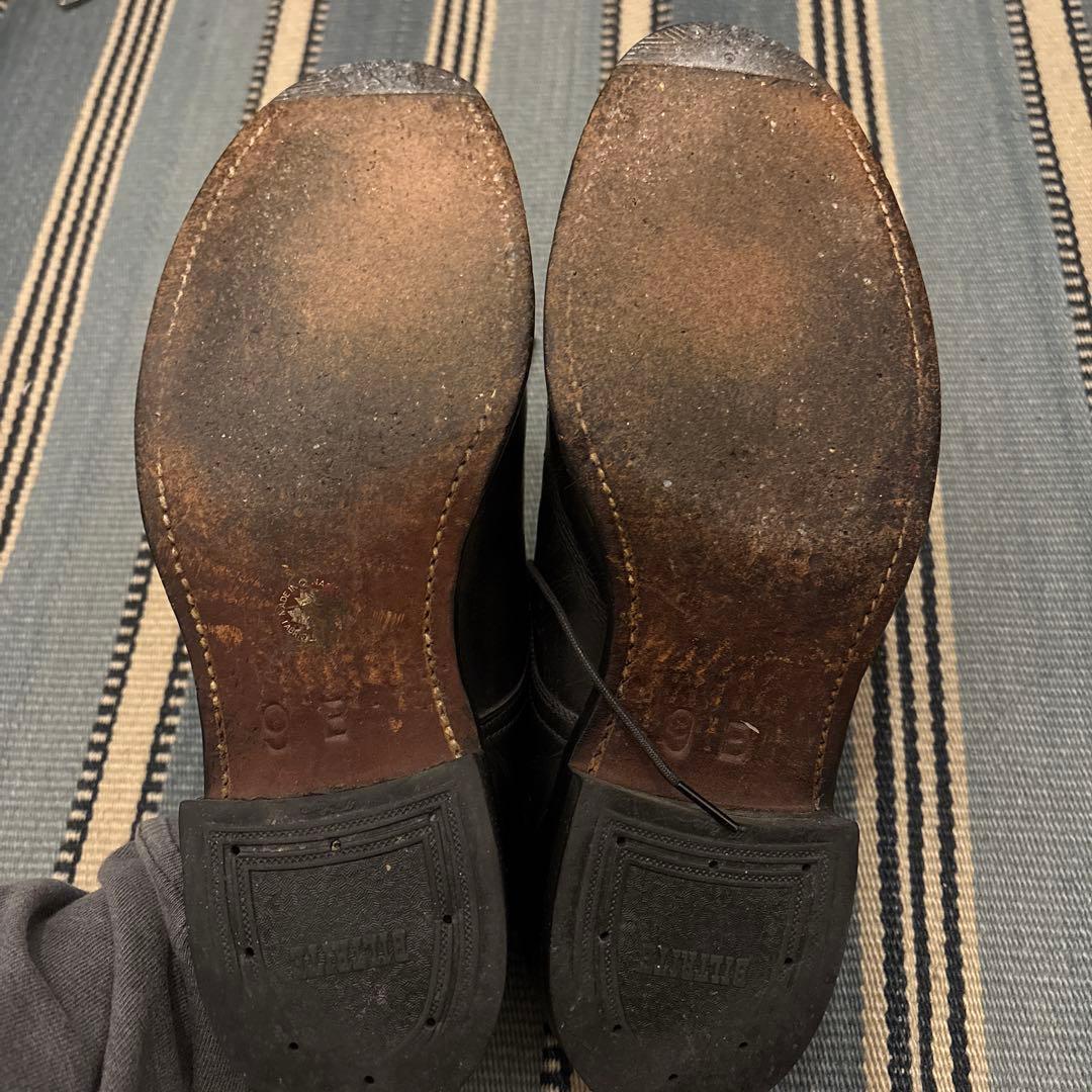 ストレートチップ　サービスシューズ　9E