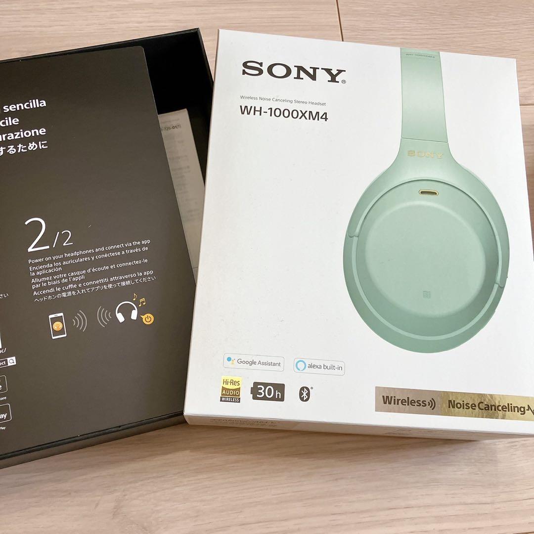 SONY WH-1000XM4 ワイヤレスヘッドホン プラチナシルバー