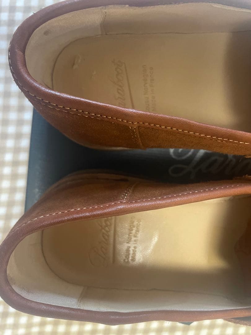 【美品】パラブーツ ランス UK5 ブラウン　スウェード