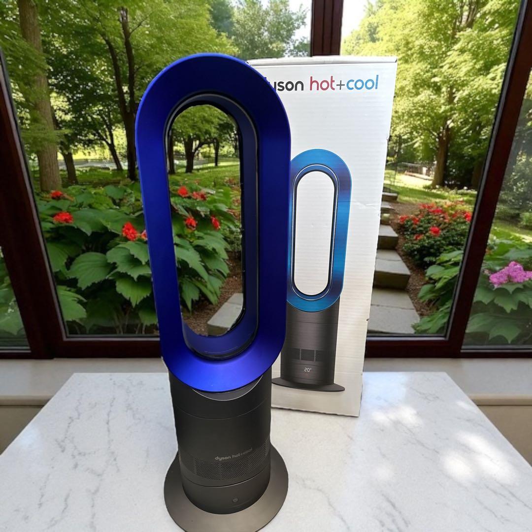 【美品】 ダイソン AM09 IB ホット＋クール 羽無し扇風機 2019年製