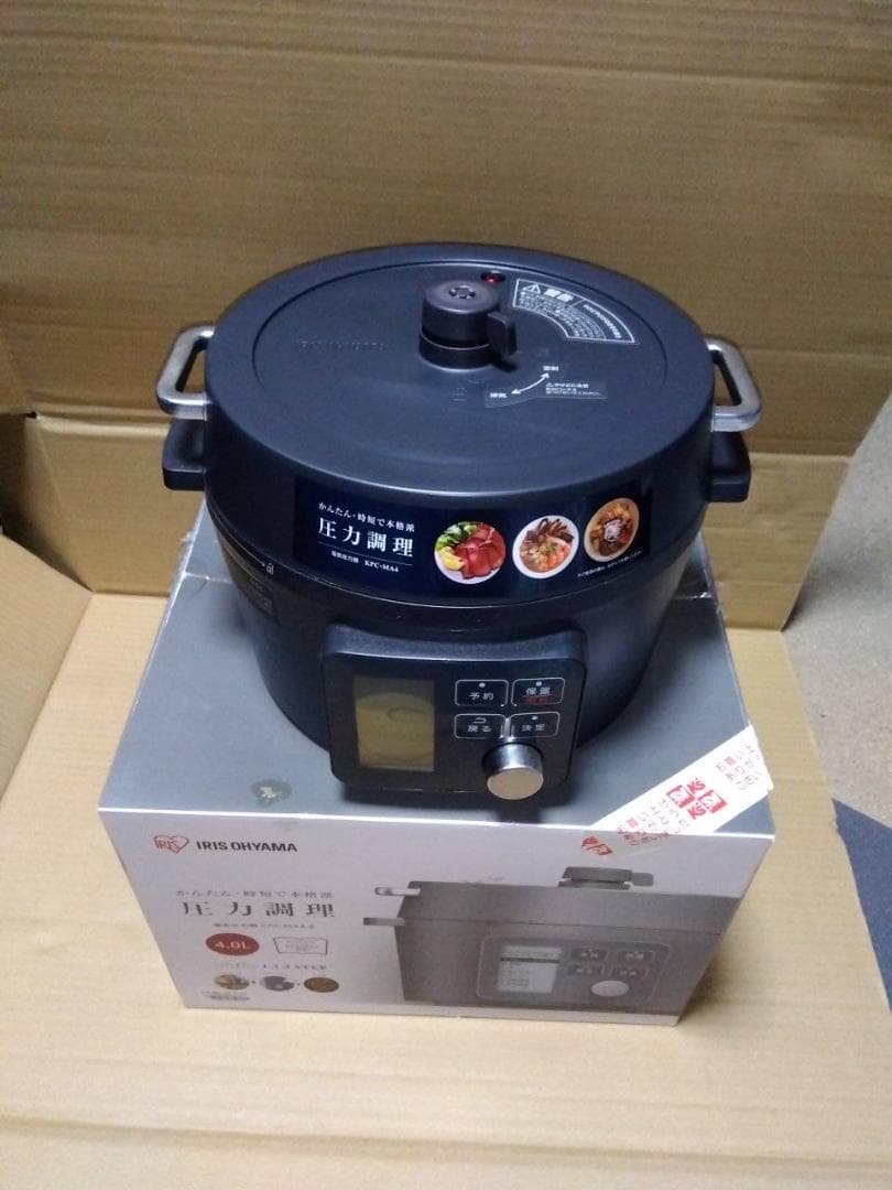 電気圧力鍋 KPC-MA4 黒 アイリスオーヤマ １回使用